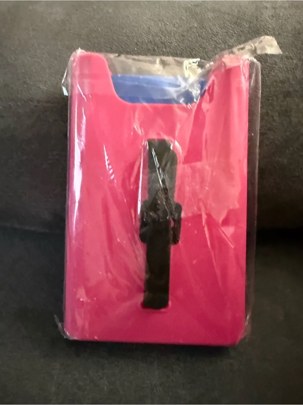 Silicone Phone Holder Insert in Pink for Tote & Beach Bags